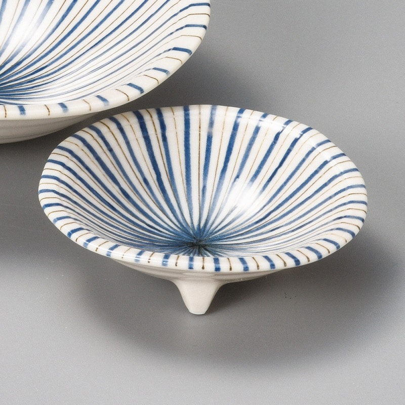 金正陶器 京十草三ツ足3.3鉢 1個(ご注文単位1個)【直送品】