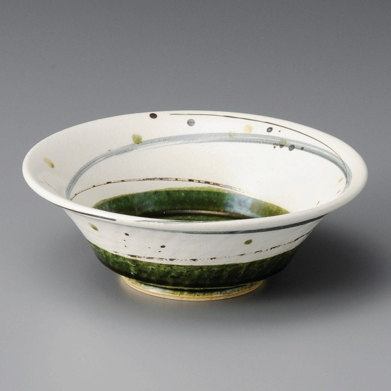 金正陶器 織部スパイラル向付 1個(ご注文単位1個)【直送品】