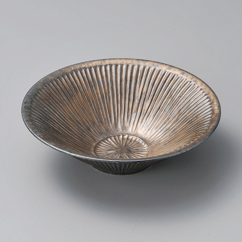 金正陶器 金結晶しのぎ彫6.3鉢 1個(ご注文単位1個)【直送品】