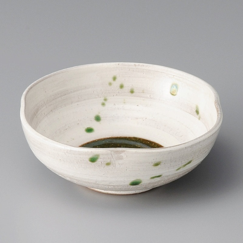 金正陶器 粉引織部散し四方押し鉢 1個（ご注文単位1個）【直送品】