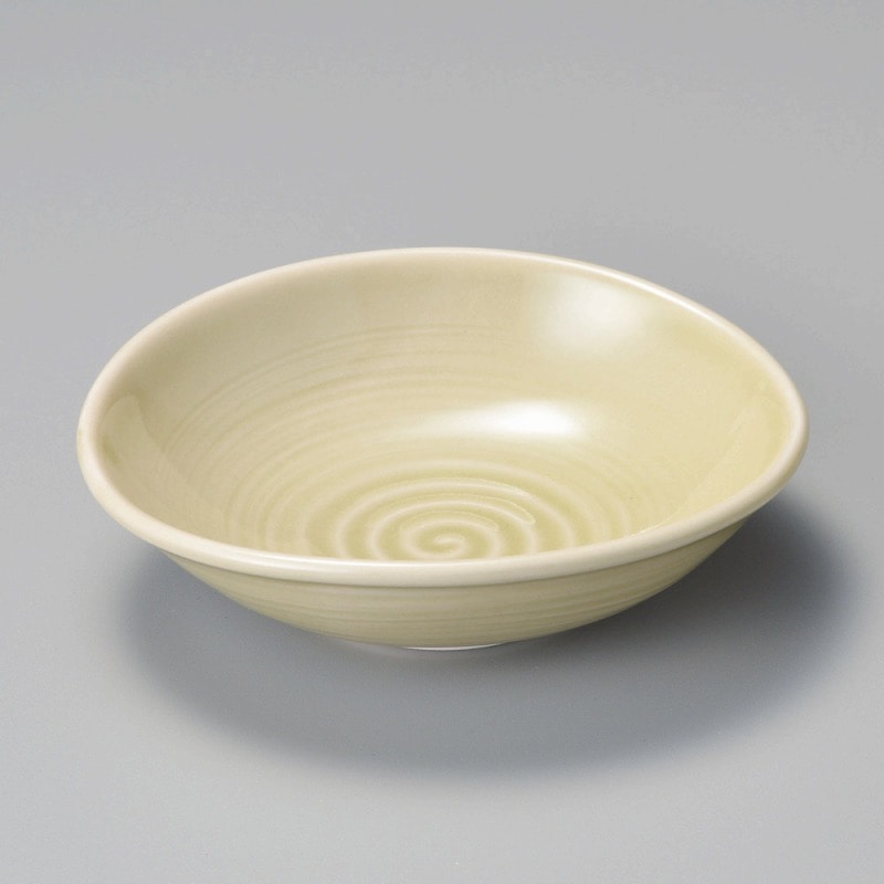 金正陶器 ヒワ釉楕円中鉢 1個(ご注文単位1個)【直送品】