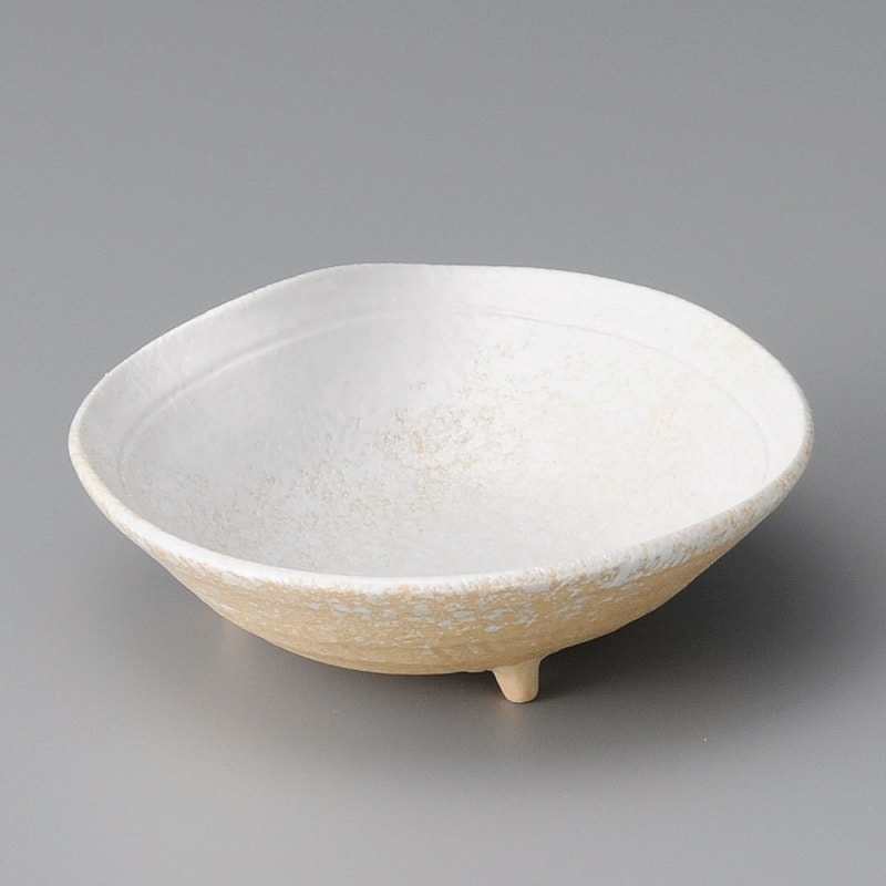 金正陶器 白吹雪片押5.0鉢 1個(ご注文単位1個)【直送品】