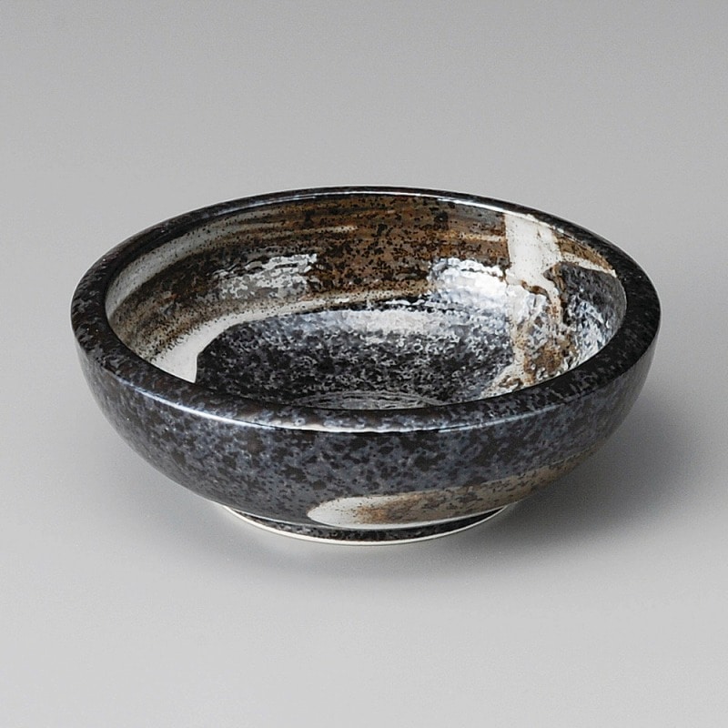 金正陶器 明世荒刷毛括り手5.5鉢 1個(ご注文単位1個)【直送品】