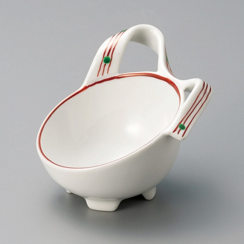 金正陶器 赤絵筋丸型小鉢 1個(ご注文単位1個)【直送品】