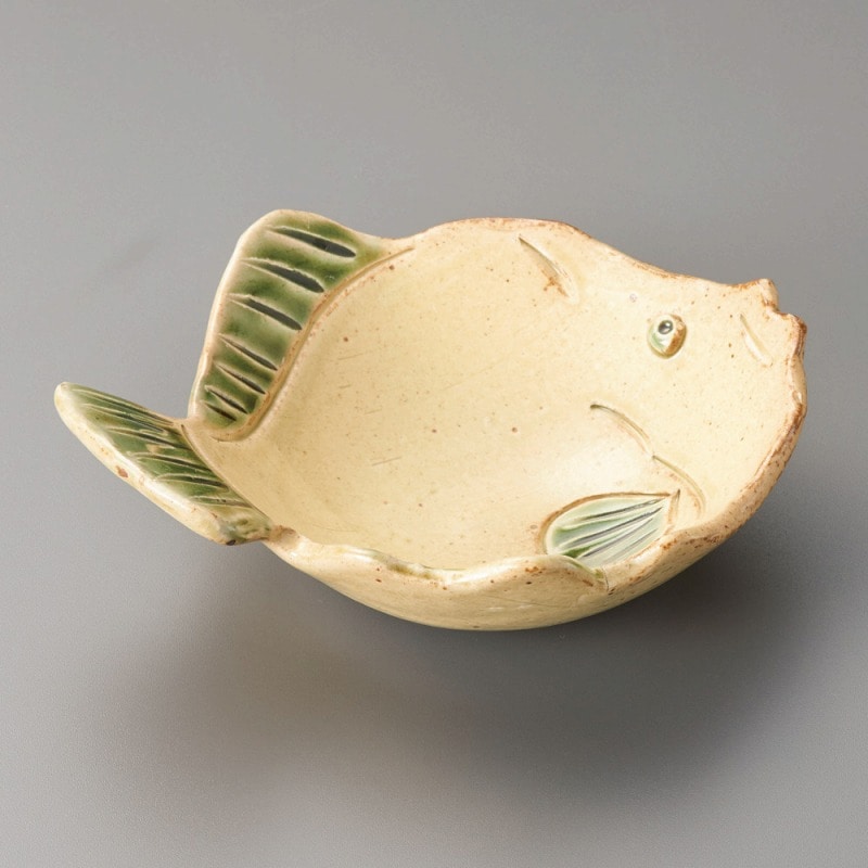 金正陶器 お魚かわはぎ 小鉢 1個（ご注文単位1個）【直送品】