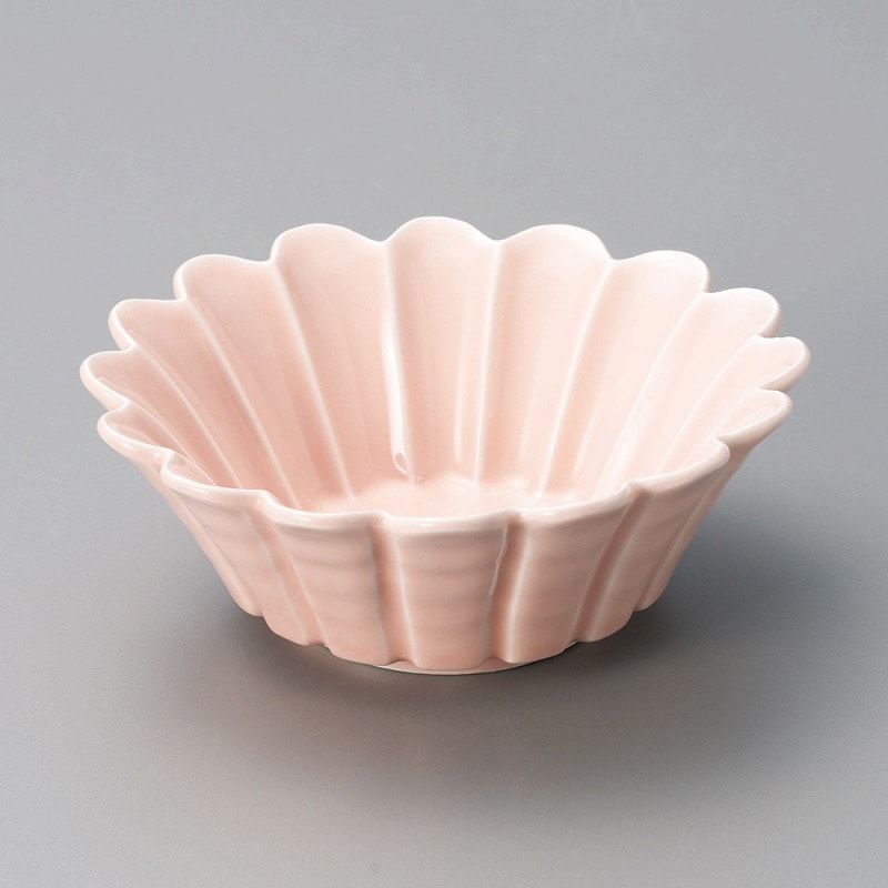 金正陶器 ﾋﾟﾝｸ菊花4.5反小鉢 1個（ご注文単位1個）【直送品】