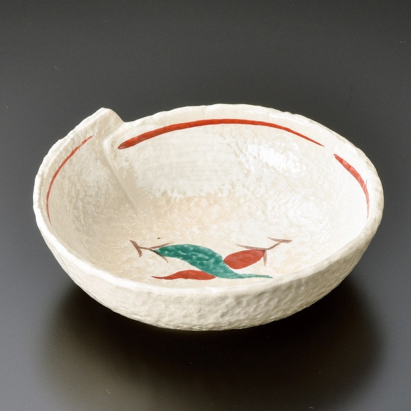 金正陶器 粉引とうがらし5.0鉢 1個（ご注文単位1個）【直送品】