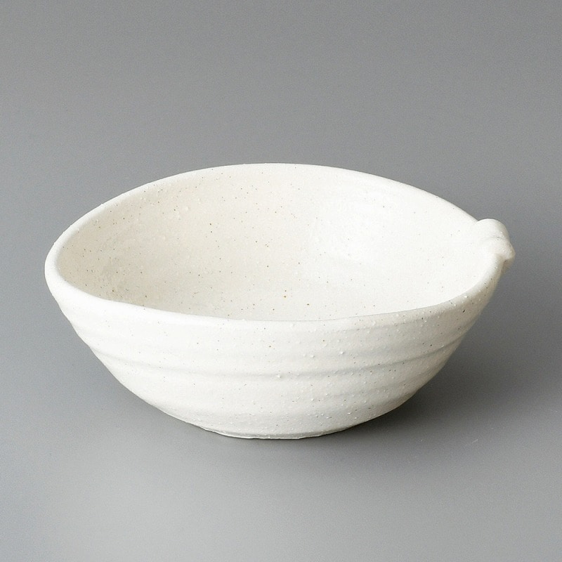 金正陶器 斑点粉引耳付小鉢 1個(ご注文単位1個)【直送品】