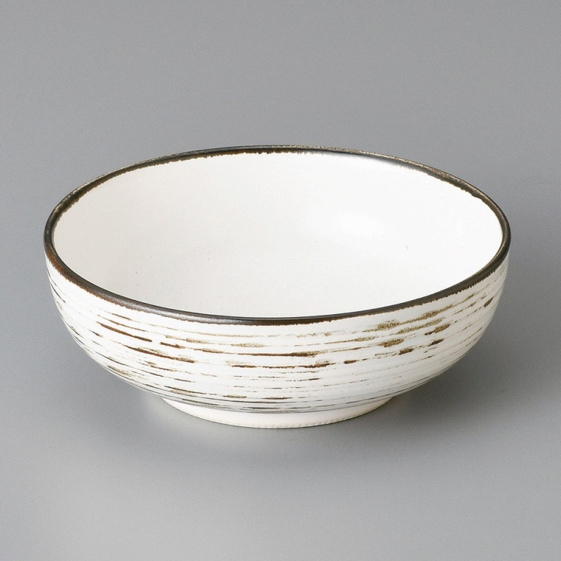 金正陶器 錆粉引千段4.0ボール 1個(ご注文単位1個)【直送品】