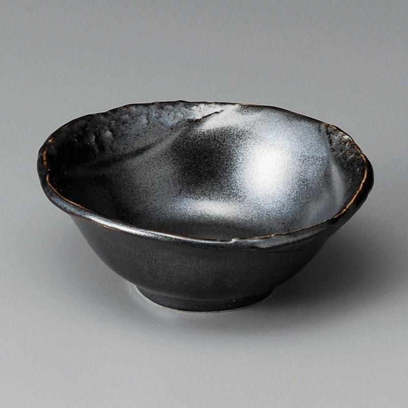 金正陶器 鉄結晶石目小鉢 1個(ご注文単位1個)【直送品】