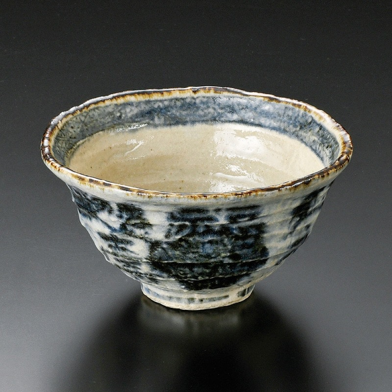 金正陶器 御深井山水反小鉢 1個(ご注文単位1個)【直送品】