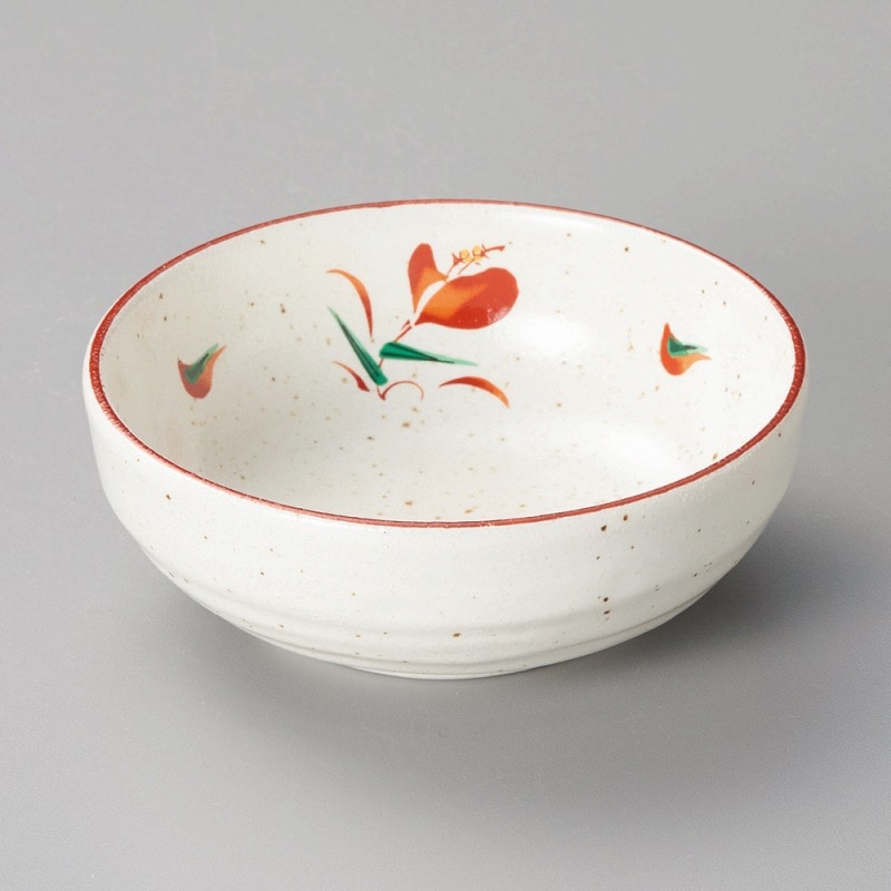 金正陶器 白粉引花ひらり3.5ボール 1個(ご注文単位1個)【直送品】