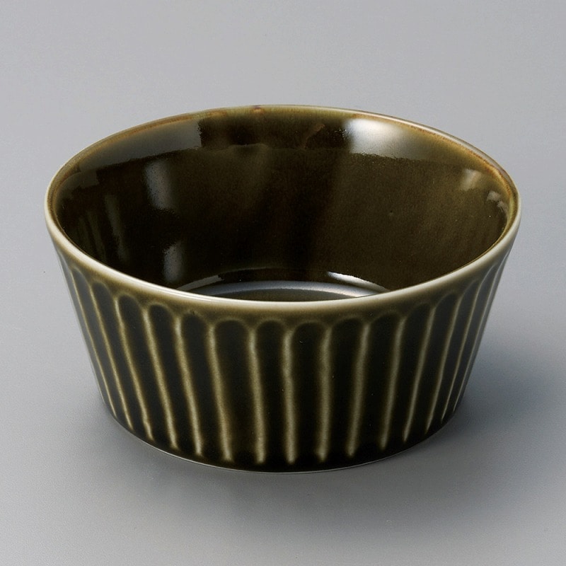 金正陶器 おりべしのぎ12cm切立ボウル 1個(ご注文単位1個)【直送品】