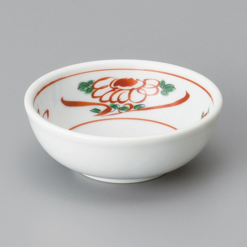 金正陶器 青地手描風赤絵3.5ボール 1個(ご注文単位1個)【直送品】