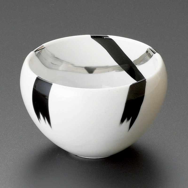 金正陶器 プラチナ墨彩10.5cmボール 1個(ご注文単位1個)【直送品】