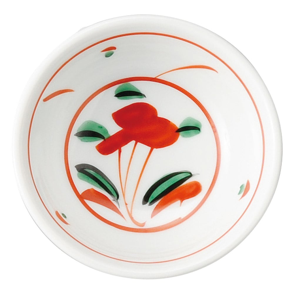 金正陶器 赤絵花3.0鉢 1個（ご注文単位1個）【直送品】