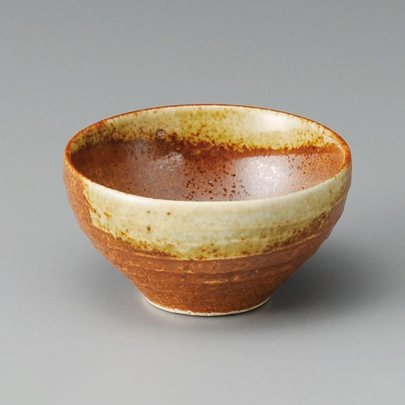 金正陶器 茶伊賀灰掛玉割小鉢 1個(ご注文単位1個)【直送品】