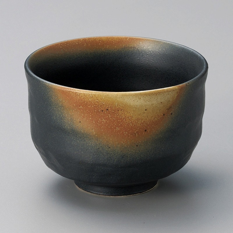 金正陶器 伊賀備前吹いっぷく碗 1個(ご注文単位1個)【直送品】