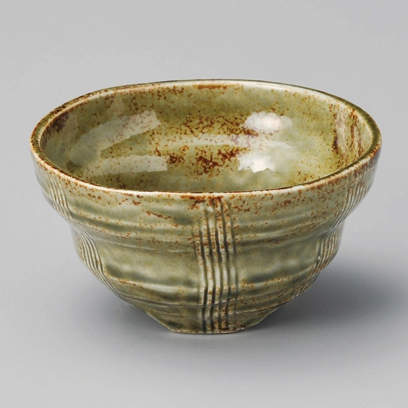 金正陶器 オリベ串目三足小鉢 1個(ご注文単位1個)【直送品】