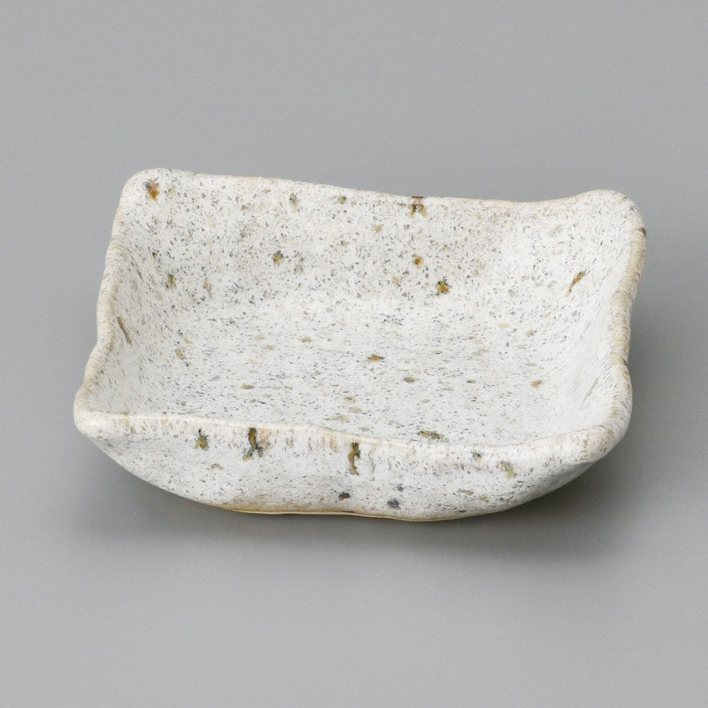 金正陶器 うのふ斑点角小鉢 1個(ご注文単位1個)【直送品】