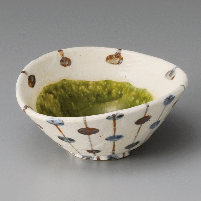 金正陶器 粉引内織部たわみ小鉢 1個(ご注文単位1個)【直送品】