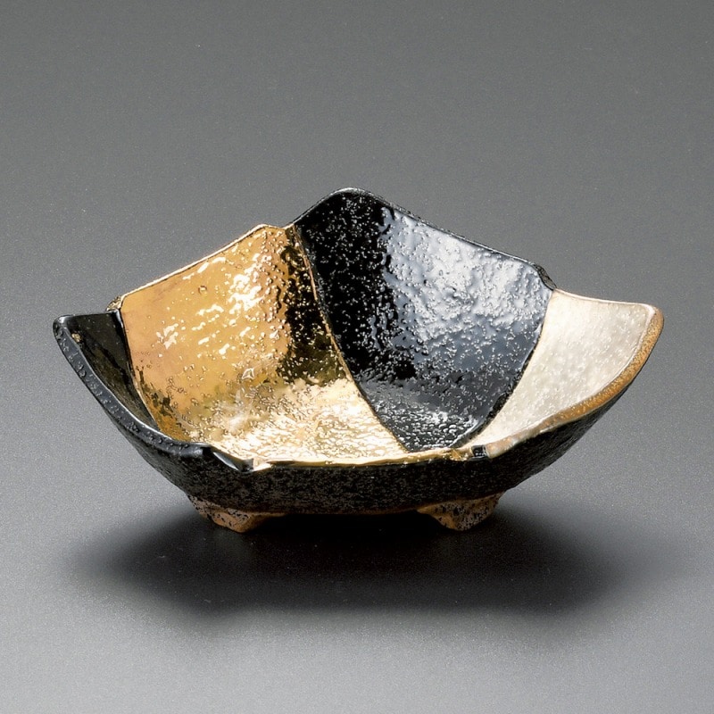 金正陶器 南蛮金銀彩結び小鉢 1個(ご注文単位1個)【直送品】