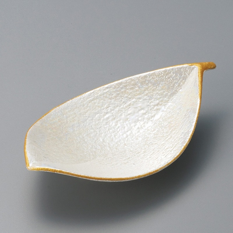 金正陶器 ﾗｽﾀｰ木の葉型小鉢 1個（ご注文単位1個）【直送品】