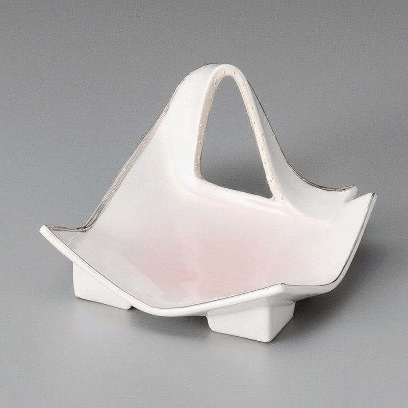 金正陶器 ﾌﾟﾗﾁﾅ角抜き小鉢 1個（ご注文単位1個）【直送品】