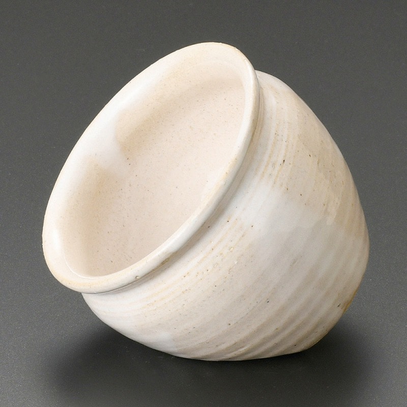 金正陶器 荒土白釉たこつぼ 1個（ご注文単位1個）【直送品】