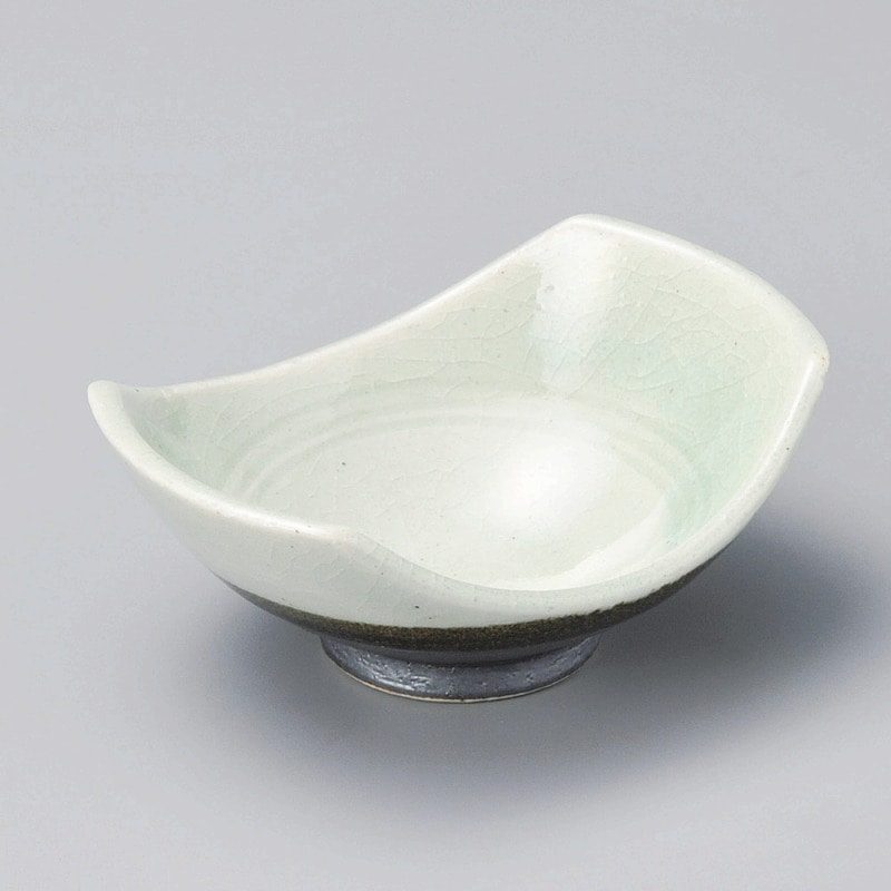 金正陶器 青磁貫入舟型小鉢 1個(ご注文単位1個)【直送品】