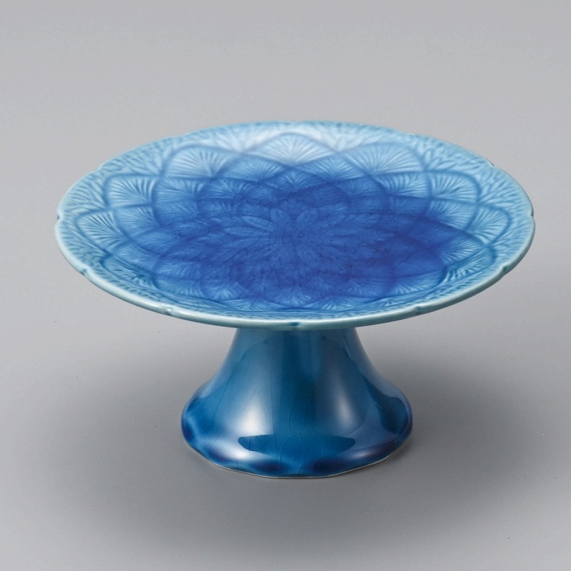 金正陶器 トルコ青花4.8高台鉢 1個(ご注文単位1個)【直送品】