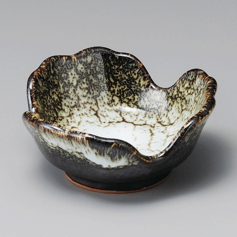 金正陶器 雲海黒三ッ山3.0鉢 1個(ご注文単位1個)【直送品】