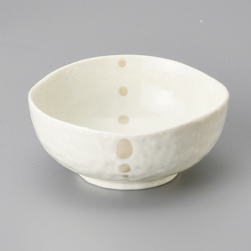 金正陶器 ドット白三角4.0鉢 1個(ご注文単位1個)【直送品】