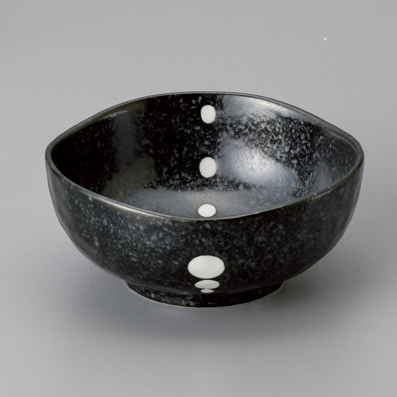 金正陶器 ドット黒三角4.0鉢 1個(ご注文単位1個)【直送品】