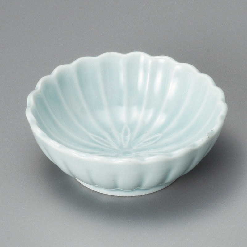 金正陶器 トルコ青地八重菊千代久 1個(ご注文単位1個)【直送品】