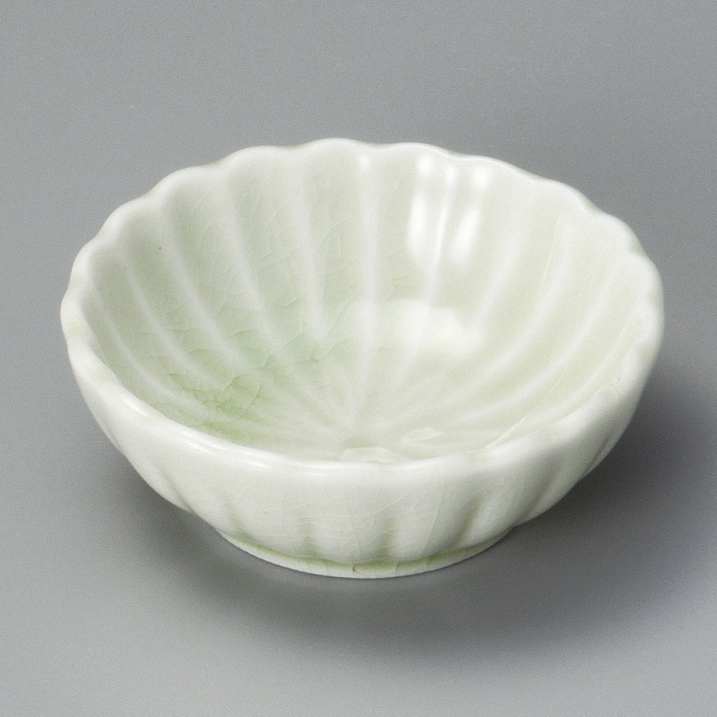 金正陶器 グリーン貫入八重菊千代久 1個(ご注文単位1個)【直送品】