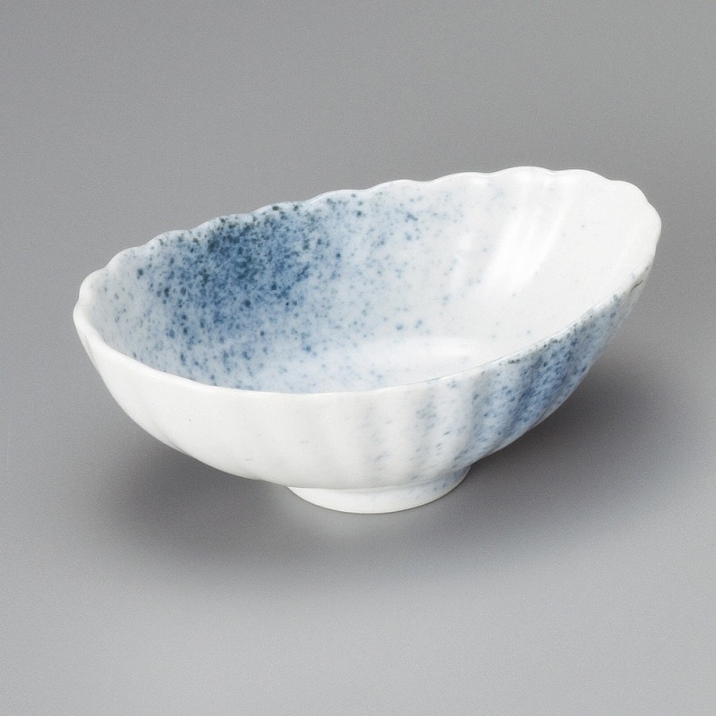 金正陶器 吹スミ菊舟型小付 1個(ご注文単位1個)【直送品】