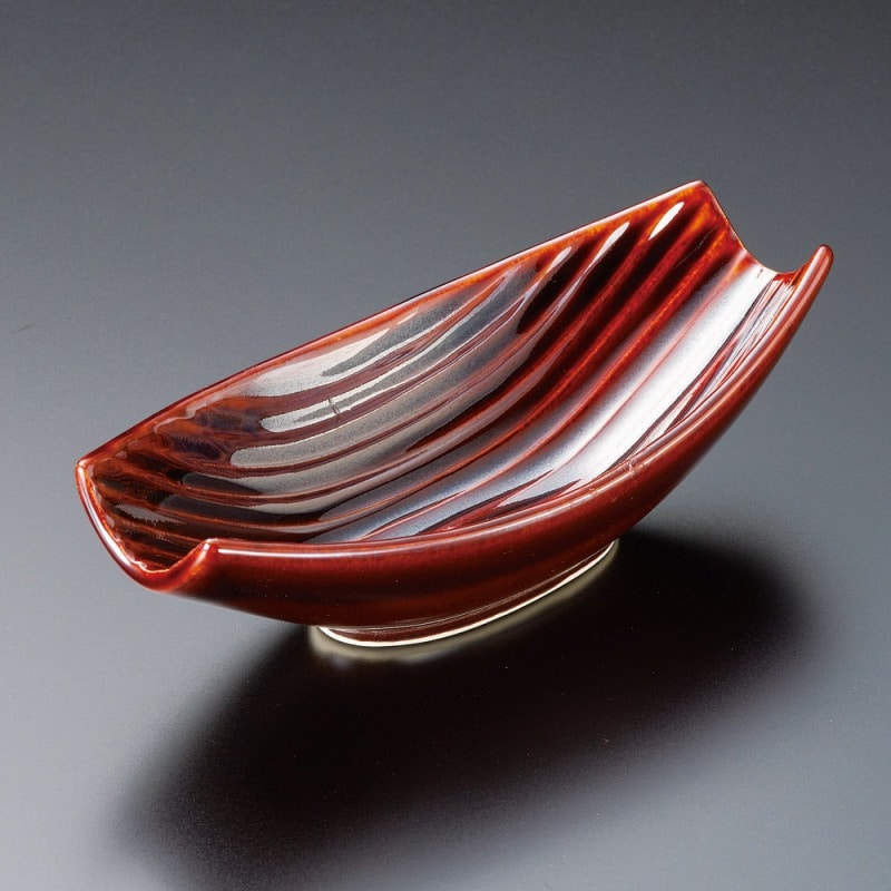 金正陶器 アメしのぎ舟形小付 1個(ご注文単位1個)【直送品】