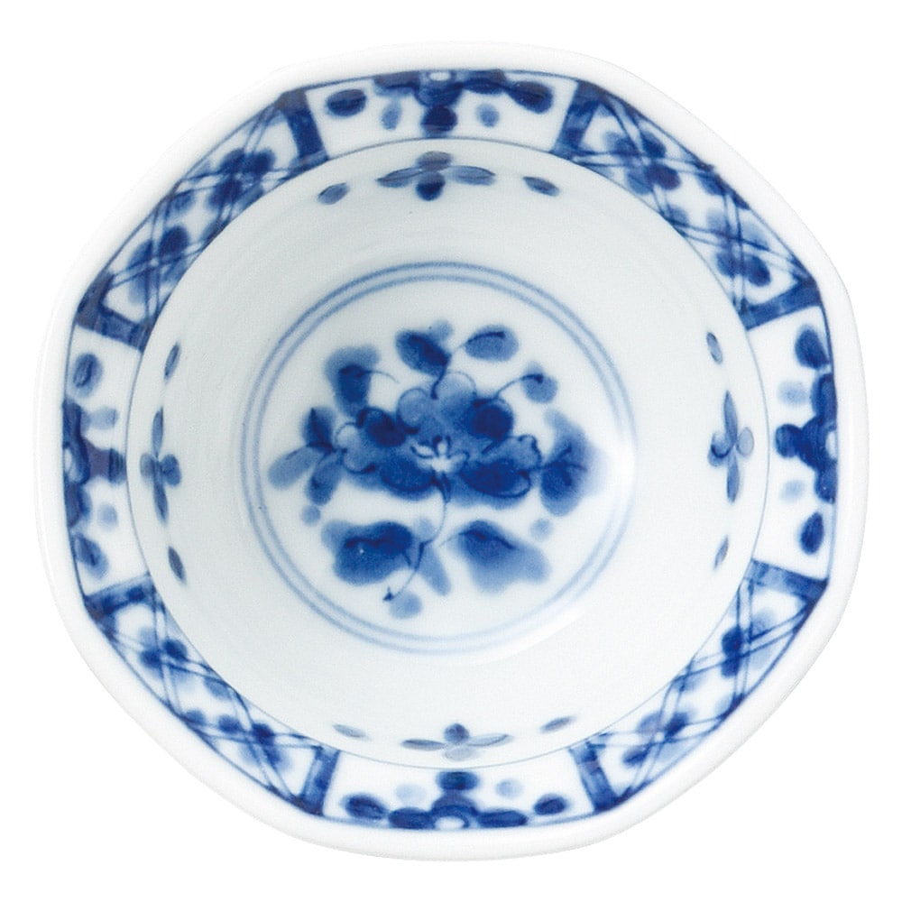 金正陶器 間取小花八角珍味 1個(ご注文単位1個)【直送品】