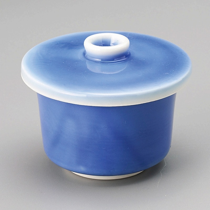 金正陶器 青染小蓋物 1個（ご注文単位1個）【直送品】