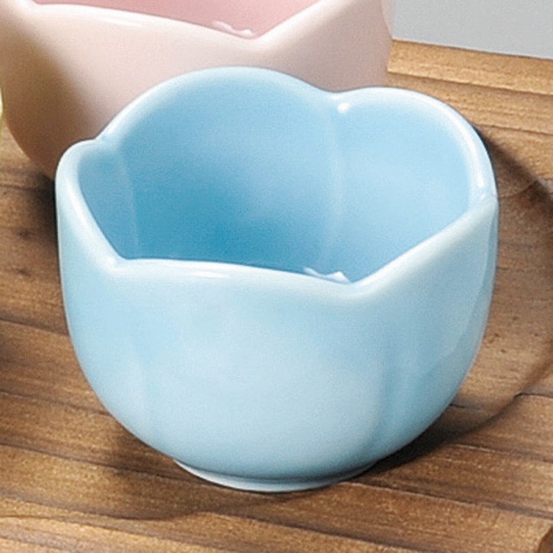 金正陶器 梅型珍味ブルー 1個(ご注文単位1個)【直送品】