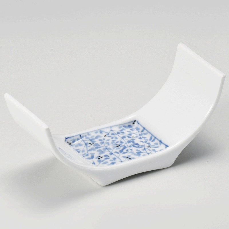 金正陶器 両切り小花(裏絵)珍味 1個(ご注文単位1個)【直送品】