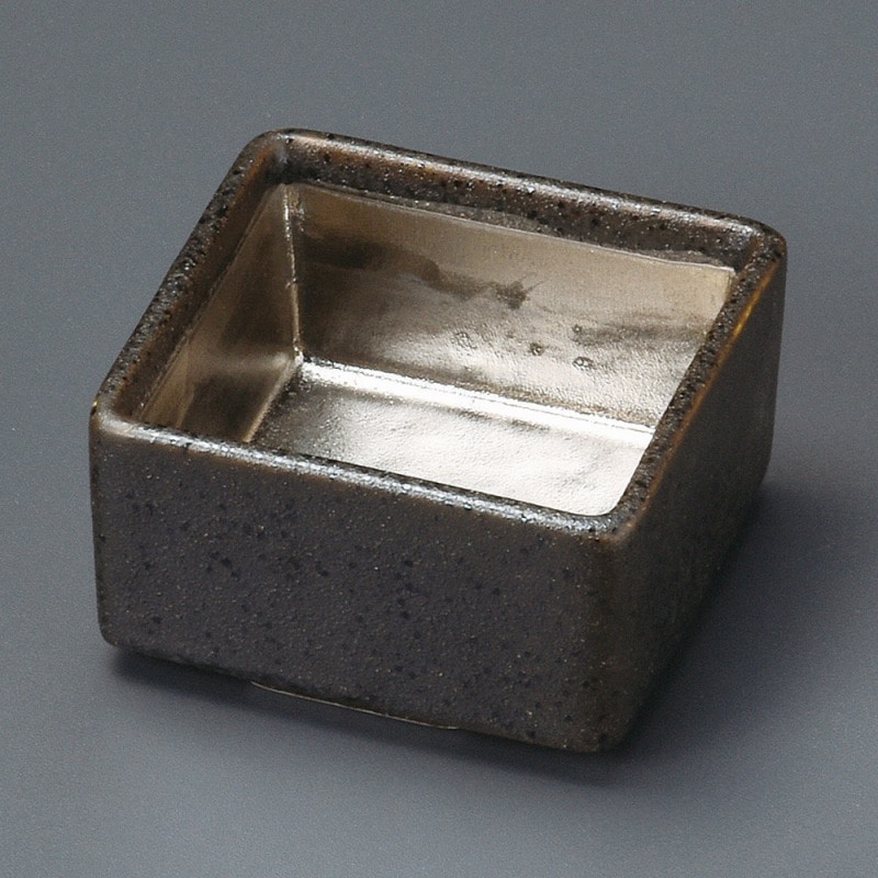 金正陶器 銀彩黒ぶち重 1個(ご注文単位1個)【直送品】