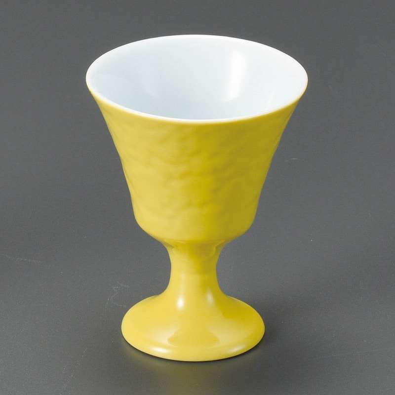 金正陶器 黄釉春秋高台珍味 1個(ご注文単位1個)【直送品】