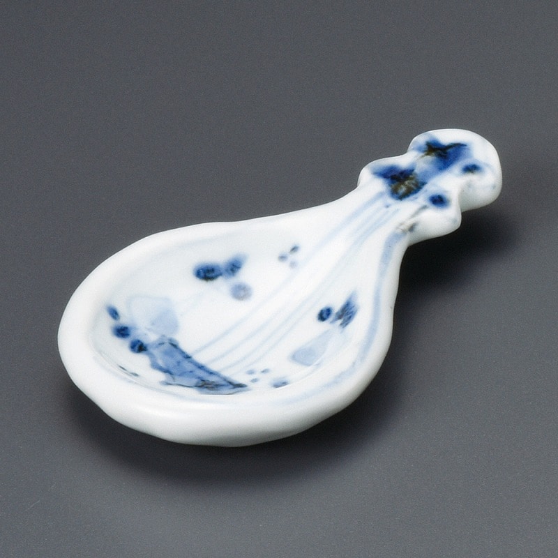 金正陶器 染付小皿びわ 1個(ご注文単位1個)【直送品】