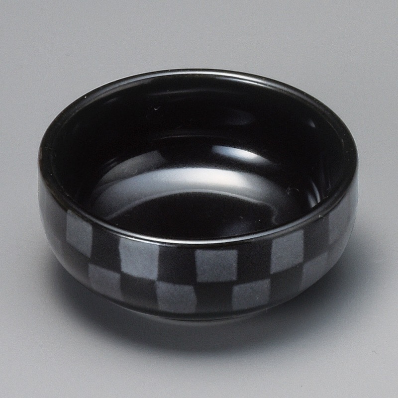 金正陶器 黒市松丸珍味 1個(ご注文単位1個)【直送品】