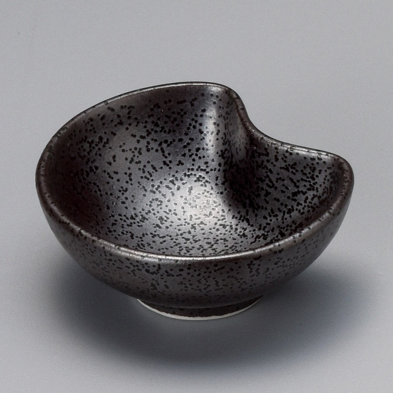 金正陶器 黒月型珍味小付 1個(ご注文単位1個)【直送品】