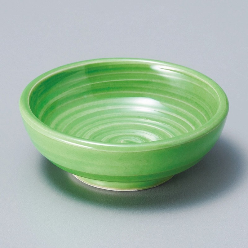 金正陶器 緑釉丸珍味 1個（ご注文単位1個）【直送品】