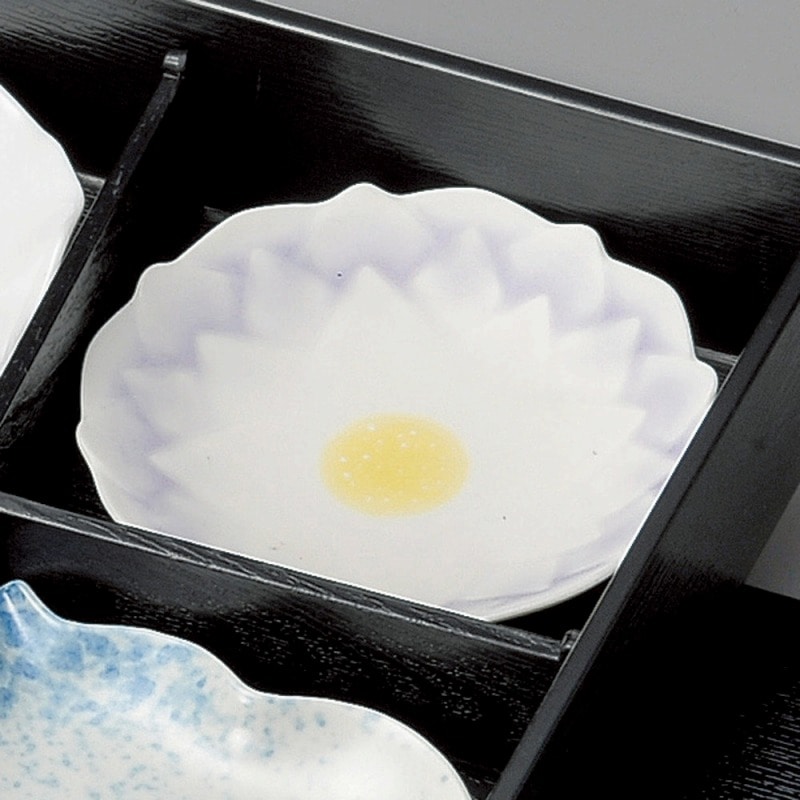 金正陶器 蓮 紫小皿 1個(ご注文単位1個)【直送品】