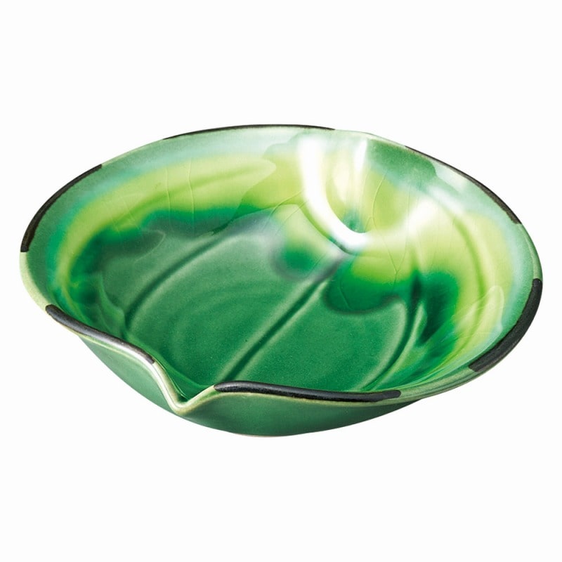 金正陶器 緑釉黄流山帰来小鉢 1個(ご注文単位1個)【直送品】